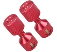BlissfulAbode 2 Hole Flange Alignment Pin Flange Alignment Tool Set 2 Hole Positioning Pins With Level Indicator For Pipe Alignment Industrial Pipeline Installation Tool(red2pcs)