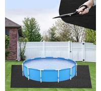 BlissfulAbode 260g Square Pool Liner Pad for Above Ground Swimming Pools Swimming Pool Liner, Square 2mx2m