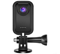 BlissfulAbode 2K for MINI Body Camera With Waterproof Design, Loop Recording, And TFT Display, Wearable Action Cam For Travel And Outdoor Activities(White)