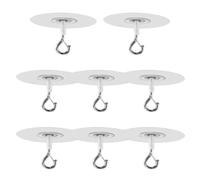 BlissfulAbode 8PCS Ceiling Hooks for Plants and Decoration, Designed for Easy No Drill Installation and Strong Support