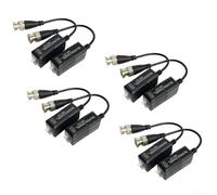 BlissfulAbode 8PCS for For cctv For Balun Transceiver Reliable Video Transmission with UTP CAT5 Cable, Full Motion Support up to 1000 Feet