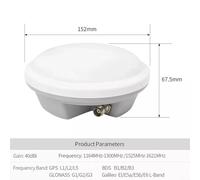 BlissfulAbode AG-35H Professional GNSS Multi-Band Antenna GPS L1 L2 L5 BDS Compatible With Glonass For Galileo For Precision Agriculture Survey Equipment(TNC-TNC)