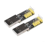 BlissfulAbode CH9329 USB HID Converter 2pcs Serial to USB Interface and Play for Custom Controllers DIY Electronics Compact Design 4.1x1.3cm