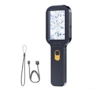 BlissfulAbode Digital Microscope 5-500X Smart Handheld Viewer for Error Coins and Soldering Tasks with for sd Support(Black)