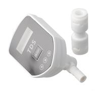 BlissfulAbode Embedded Water Quality Monitor for Aquarium Fish Tank Real-Time PPM Tester Pure Water Purifier System 56x38mm White
