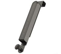 BlissfulAbode Foldable Door Hook Drying Rack 34cm Aluminium Alloy(Grey-2cm) | No drill install, for instant use, thick buckle mechanism, sturdy support, fits standard doors