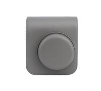 BlissfulAbode for Instax for MINI 41 Camera Bag in Retro PU Leather with Magnetic Closure & Convenient Photo Pocket for Easy Storage (Gray)