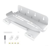 BlissfulAbode For PS5 Pro Wall Mount Organizer Robust Metal Design for Neat Gaming Setup (White)