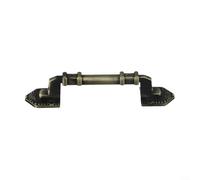 BlissfulAbode Functional Aluminum Alloy Door Handle European Antique Style for Enhanced Aesthetics (196mm)