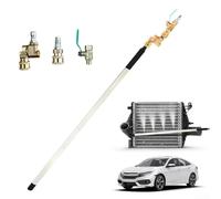 BlissfulAbode Heavy Duty Radiator Flush Cleaner Tool 60CM Length With Quick Connect Fitting Stainless Steel Construction For Automotive Cooling System Maintenance 4500 PSI(B)