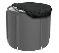 BlissfulAbode Ice Bath Lid Only, Ice Bath Outdoor Lid, Weatherproof Outdoor Ice Bath Cover, Elastic Design Ensures Secure Fit On Your Cold Plunge Tub(36.6 * 5.9 inches)