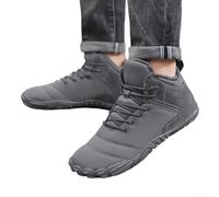 BlissfulAbode Insulated Snow Boots for Men and Women Soft and Warm Hiking Shoes for Winter Use (37 Gray)