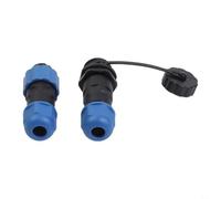 BlissfulAbode IP68 Aviation Socket SD13 Threaded Metal Connector Kit Male Female for LED Lighting Electronics Wiring 2-7 Pin(4pin)