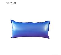 BlissfulAbode Large Blue Pool Pillow 3.9x7.9FT With Fixing Rope Large Blue | Prevents rain accumulation, protects pool cover, reduces damage risk, 3.9x7.9ft size, blue color