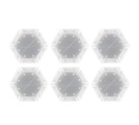 BlissfulAbode LED Lights Touch Sensitive Hexagon Wall Light Panels DIY White Wall Lights