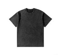 BlissfulAbode Men's Acid Washed Cotton T-Shirt Loose Fit Short Sleeve | Acid washed finish, loose shoulder , short sleeve design, cotton blend fabric, hip-hop street style