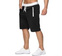BlissfulAbode Men's Straight Sport Running Shorts 85% Polyester | Secure zip pockets keep keys safe, adjustable drawstring waist, loose straight for fit for comfort