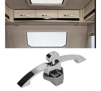 BlissfulAbode Modern RV Handle Lock for Latch and Drawer Use Easy to Operate Button Lock for Secure Access (Bright chrome-128)