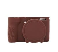 BlissfulAbode Silicone Case for Canon PowerShot V1 Flexible for TPU Style Shell Dust Resistant Full Body Protection Easy Button for Access Various Hues(Brown)