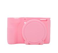 BlissfulAbode Silicone Case for Canon PowerShot V1 Flexible for TPU Style Shell Dust Resistant Full Body Protection Easy Button for Access Various Hues(Pink)