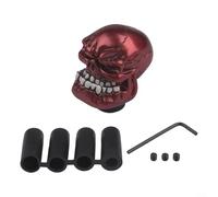 BlissfulAbode Skull Shift Knob for Cars Perfect for Those Who Love Unique Accessories (Red)