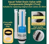 BlissfulAbode Split drain valve accessories are for replacing the original drain valve 26-28cm