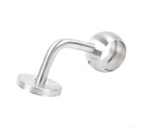 BlissfulAbode Stainless Steel Closet Rod Brackets Round Tube Pipe Support for Staircase Handrail with Polished Chrome Finish No Visible Screws Grub Screw Design Diameter Options(38mm)