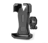 BlissfulAbode Sturdy Bike Mobile Phone Holder, Anti Shake Design, Fit, Wide Compatibility (Handlebar black)
