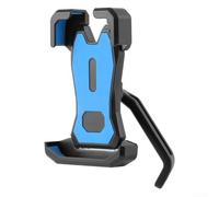 BlissfulAbode Sturdy Bike Mobile Phone Holder, Anti Shake Design, Fit, Wide Compatibility (rearview mirror blue)