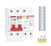 BlissfulAbode Type A Leakage Protector with Surge Shielding Reliable Circuit Breaker for Safety at Rated Voltage of 120/240V