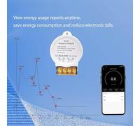 BlissfulAbode WiFi Smart Switch with Energy Meter 30A 90 250V FOR TUYA App Voice Control