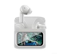 BlissfulAbode Wireless W915 Headset with Active Noise Cancellation and Smart Touch Features for Seamless Listening (White)