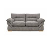 BlissFurniture Ltd Amalfi 2 Seater Claude Sofa Modern Plush Fabric In Grey