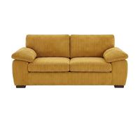 BlissFurniture Ltd Amalfi 2 Seater Sofa In Mustard Fabric Sofa With Foam Seating & Modern Design