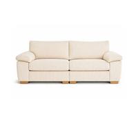 BlissFurniture Ltd Amalfi 2 Seater Split Sofa Soft Fabric In Cream
