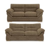 BlissFurniture Ltd Amalfi 3+2 Seater Claude Sofa Modern Plush Fabric In Beige
