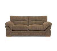 BlissFurniture Ltd Amalfi 3 Seater Claude Sofa Modern Plush Fabric In Beige