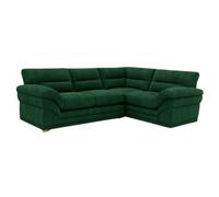 BlissFurniture Ltd Amalfi Claude Left Hand 2 Piece Corner Sofa In Green