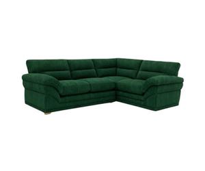 BlissFurniture Ltd Amalfi Claude Left Hand 2 Piece Corner Sofa In Green