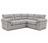 BlissFurniture Ltd Amalfi Claude Left Hand 2 Piece Corner Sofa In Silver
