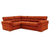BlissFurniture Ltd Amalfi Claude Right Hand 2 Piece Corner Sofa In Orange