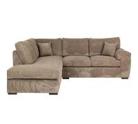 BlissFurniture Ltd Amalfi Left Hand Corner Sofa Soft Fabric Sofa With Foam Seating & Modern Design In Beige
