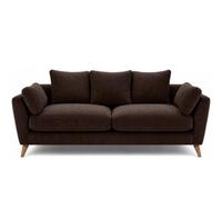 BlissFurniture Ltd Bliss Furniture Harlow Jumbo Cord 2 Seater Sofa, Modern Tailored Design , Suitable For Cozy Lounge In Brown