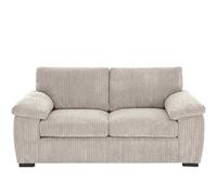 BlissFurniture Ltd Jumbo Cord 2 Seater Sofa With Soft Fabric And In Cream Colour