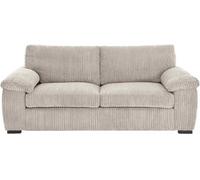 BlissFurniture Ltd Jumbo Cord Amalfi 3 Seater Sofa Stylish And Spacious Sofa For Modern Living Rooms Soft Cushions & Cozy Soft Cord Fabric In Cream