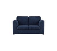 BlissFurniture Ltd Jumbo Cord High Back 2 Seater Sofa Luxury Comfort & Modern Style In Blue