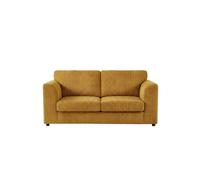 BlissFurniture Ltd Jumbo Cord High Back 2 Seater Sofa Luxury Comfort & Modern Style In Mustard