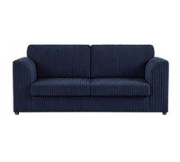 BlissFurniture Ltd Jumbo Cord High Back 3 Seater Sofa Luxury Comfort & Modern Style In Blue