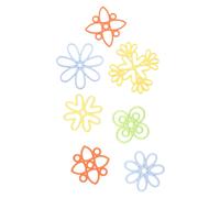 BlissHome Nadiya Hussain 4 Piece Coasters & 3 Piece Trivets Set BlissHome Multicolor