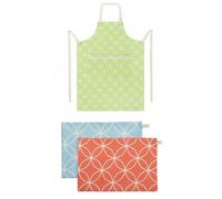 BlissHome Nadiya Hussain Apron & 2 Piece Tea Towel Set BlissHome Multicolor